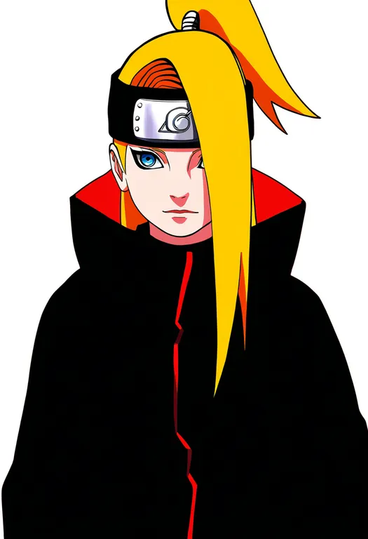 masterpiece, best quality, newest, absurdres, highres, safe, deidara_(naruto), naruto, solo, upper_body… — by k3scat, made with ComfyUI