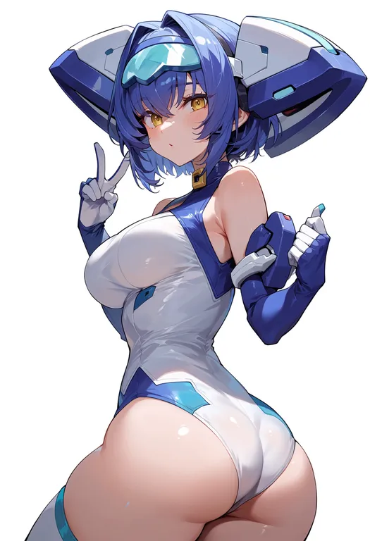 masterpiece, best quality, score_7, safe, trigger heart exelica, solo, simple background — by k3scat, made with ComfyUI