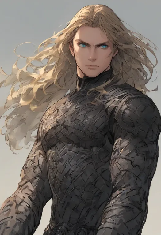 masterpiece, best quality, general, thor (marvel), marvel, solo, upper body, simple background — by k3scat, made with ComfyUI