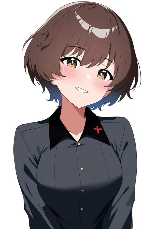 masterpiece, best quality, newest, absurdres, highres, safe, alisa_(girls_und_panzer), girls_und_panzer, solo… — by k3scat, made with ComfyUI