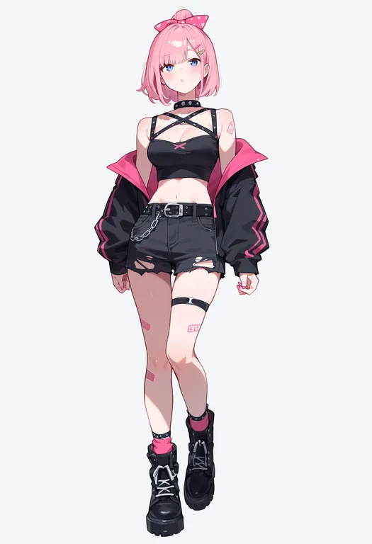 masterpiece, best quality, score_7, safe, pretty rhythm, solo, simple background — by k3scat, made with ComfyUI