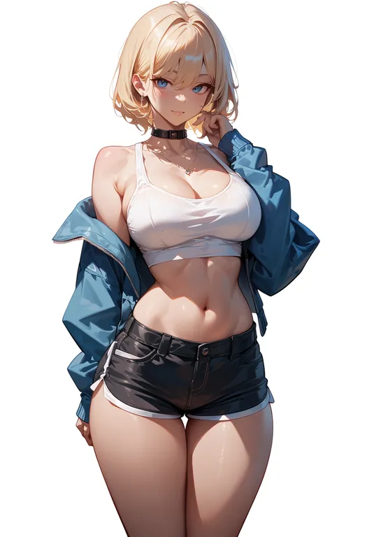 masterpiece, best quality, score_7, safe, toranoana, solo, simple background — by k3scat, made with ComfyUI