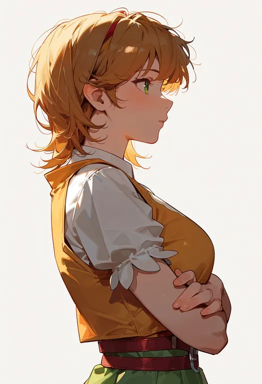 masterpiece, best quality, score_7, safe, leader (honey and clover), honey and clover, solo, upper body… — by k3scat, made with ComfyUI