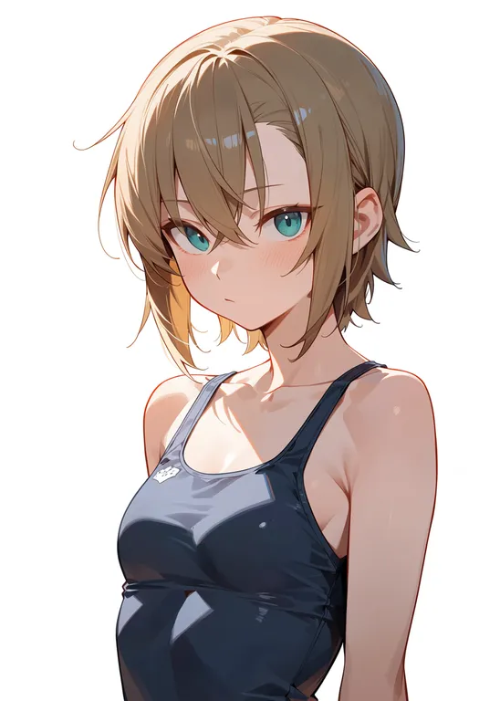 masterpiece, best quality, score_7, safe, tada riina, solo, upper body, simple background — by k3scat, made with ComfyUI