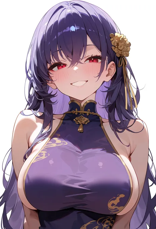 masterpiece, best quality, score_7, safe, taihou (forbidden fruit) (azur lane), azur lane, solo, upper body… — by k3scat, made with ComfyUI