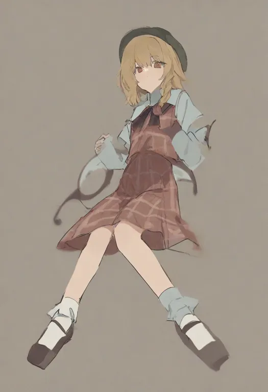 masterpiece, best quality, general, white socks, 1girl, solo, simple background — by k3scat, made with ComfyUI
