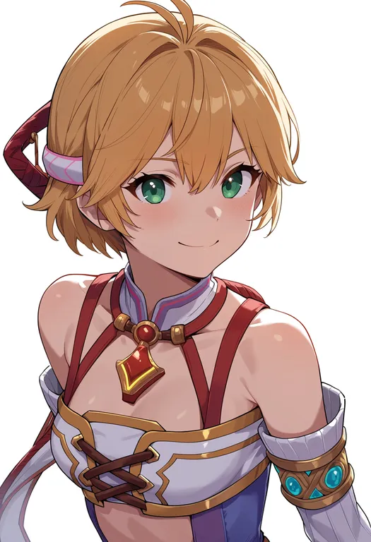 masterpiece, best quality, score_7, safe, fiora (xenoblade), solo, upper body, simple background — by k3scat, made with ComfyUI