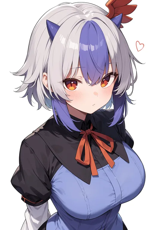 masterpiece, best quality, score_7, safe, tokiko (touhou), touhou, solo, upper body, simple background — by k3scat, made with ComfyUI