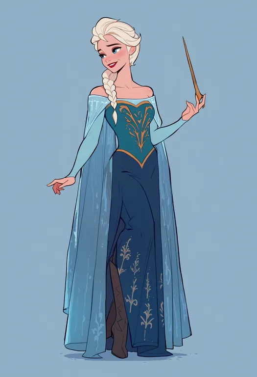 masterpiece, best quality, score_7, safe, frozen (disney), solo, simple background — by k3scat, made with ComfyUI