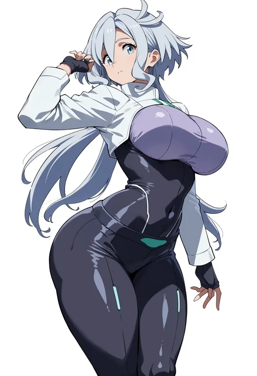 masterpiece, best quality, score_7, safe, gundam build divers, solo, simple background — by k3scat, made with ComfyUI