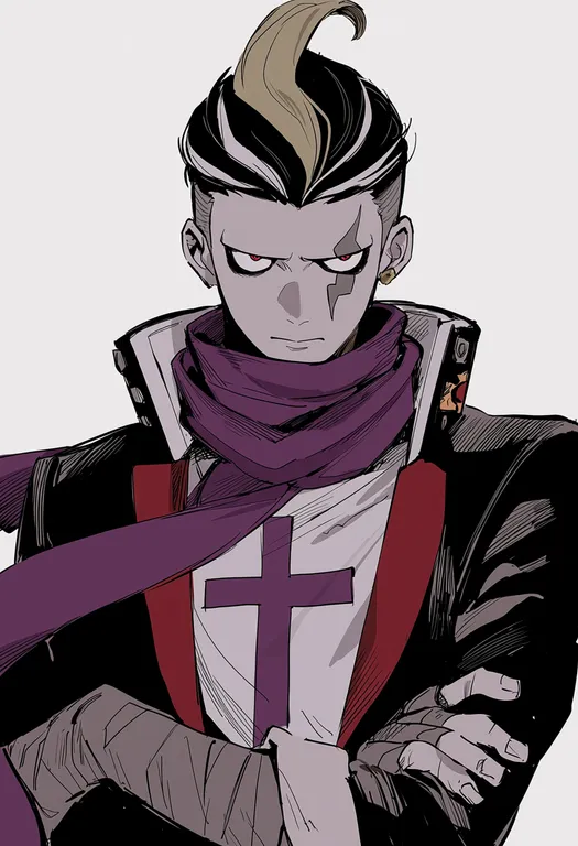 masterpiece, best quality, score_7, safe, tanaka gundham, solo, upper body, simple background — by k3scat, made with ComfyUI