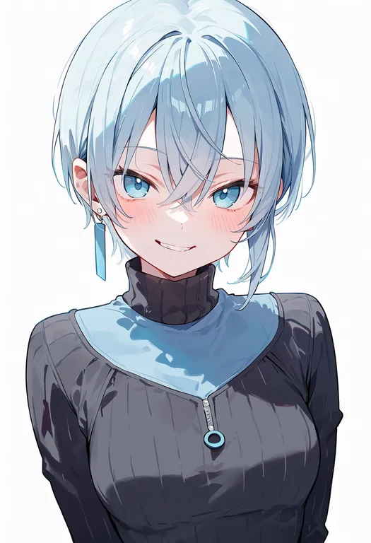 masterpiece, best quality, score_7, safe, inumuta houka, solo, upper body, simple background — by k3scat, made with ComfyUI