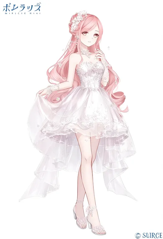 masterpiece, best quality, score_7, safe, miracle nikki, solo, simple background — by k3scat, made with ComfyUI