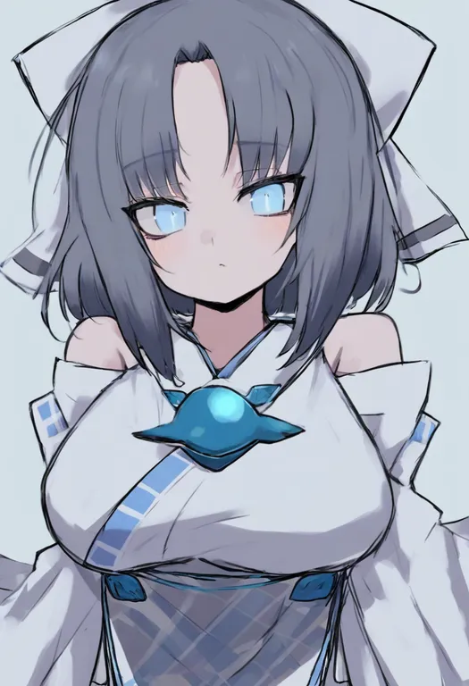masterpiece, best quality, general, yumi (senran kagura), senran kagura, solo, upper body, simple background — by k3scat, made with ComfyUI