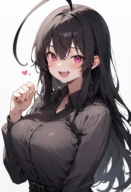 masterpiece, best quality, score_7, safe, nyarlathotep (nyaruko-san), solo, upper body, simple background — by k3scat, made with ComfyUI