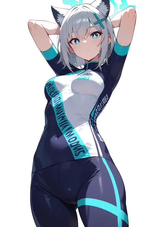 masterpiece, best quality, score_7, safe, shiroko (cycling) (blue archive), blue archive, solo, upper body… — by k3scat, made with ComfyUI