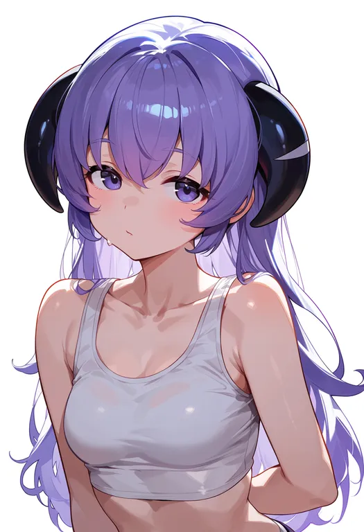 masterpiece, best quality, score_7, safe, hanyuu, solo, upper body, simple background — by k3scat, made with ComfyUI