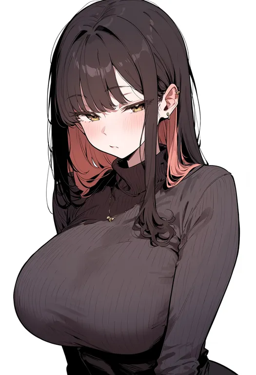 masterpiece, best quality, score_7, safe, tiramisu, 1girl, solo, upper body, simple background — by k3scat, made with ComfyUI