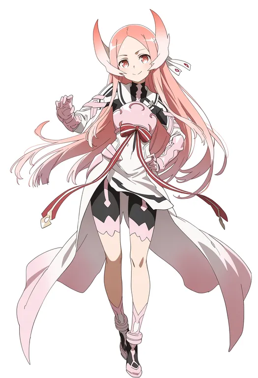 masterpiece, best quality, score_7, safe, yuuki yuuna wa yuusha de aru, solo, simple background — by k3scat, made with ComfyUI