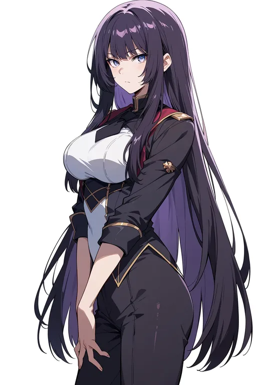 masterpiece, best quality, score_7, safe, kage no jitsuryokusha ni naritakute!, solo, simple background — by k3scat, made with ComfyUI