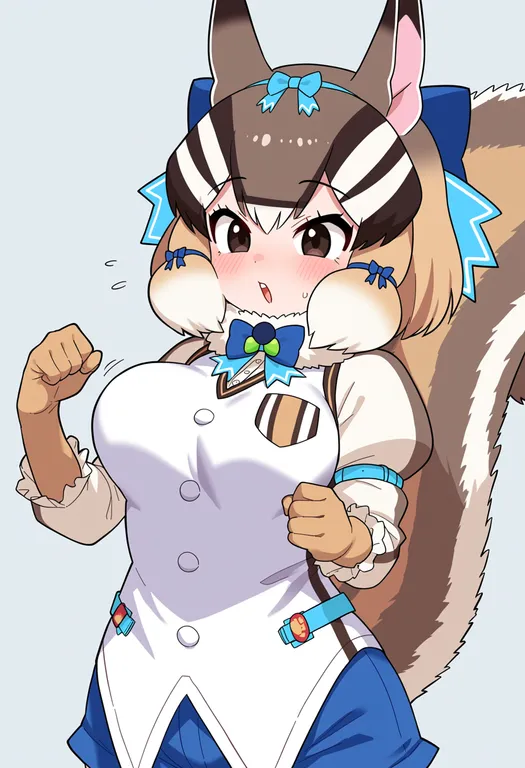 masterpiece, best quality, score_7, safe, siberian chipmunk (kemono friends), kemono friends, solo, upper body… — by k3scat, made with ComfyUI