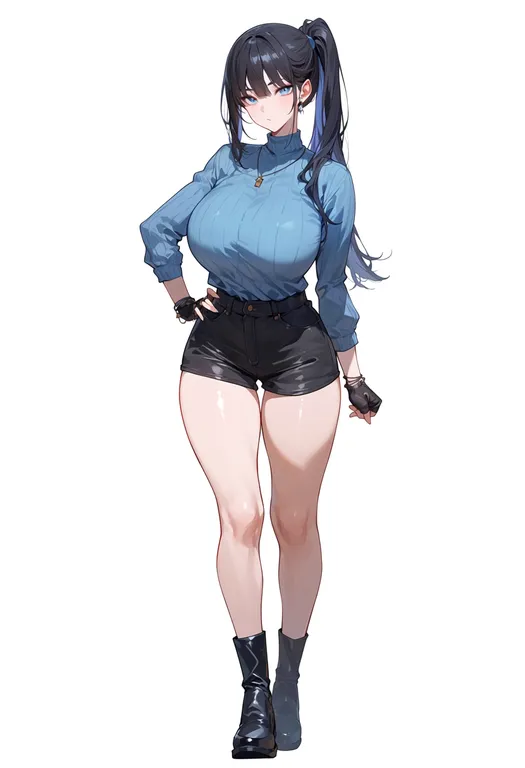 masterpiece, best quality, score_7, safe, club universidad de chile, solo, full body, simple background — by k3scat, made with ComfyUI