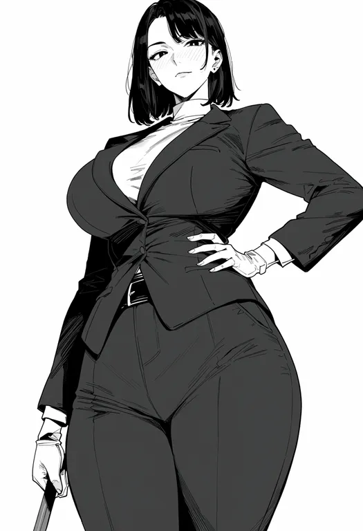 masterpiece, best quality, score_7, safe, tall female, 1girl — by k3scat, made with ComfyUI