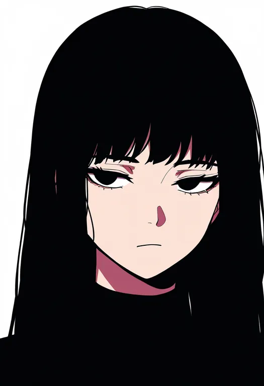 masterpiece, best quality, newest, absurdres, highres, safe, bored, 1girl, solo, portrait, simple_background — by k3scat, made with ComfyUI