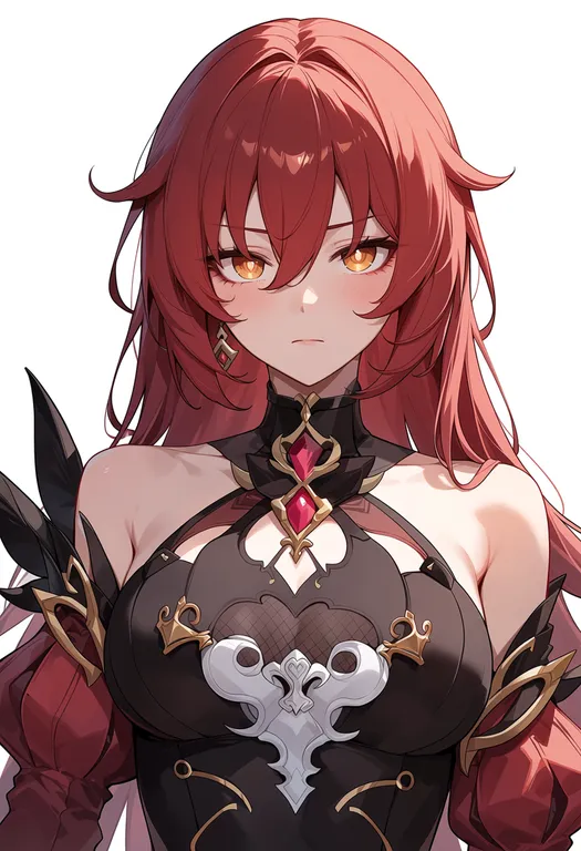 masterpiece, best quality, score_7, safe, eden (honkai impact), solo, upper body, simple background — by k3scat, made with ComfyUI