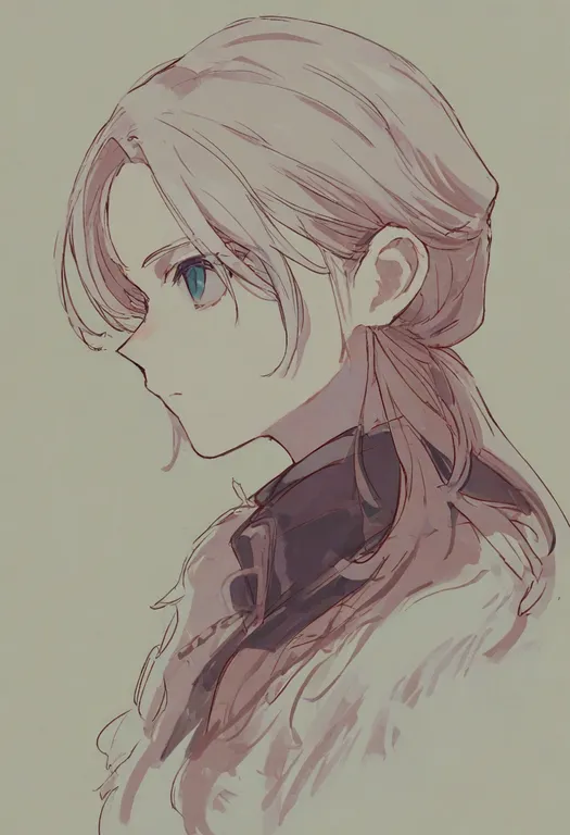 masterpiece, best quality, general, looking afar, 1girl, solo, portrait, simple background — by k3scat, made with ComfyUI