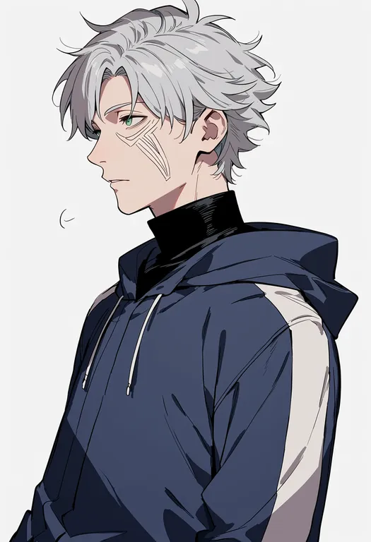 masterpiece, best quality, score_7, safe, matou kariya, solo, upper body, simple background — by k3scat, made with ComfyUI