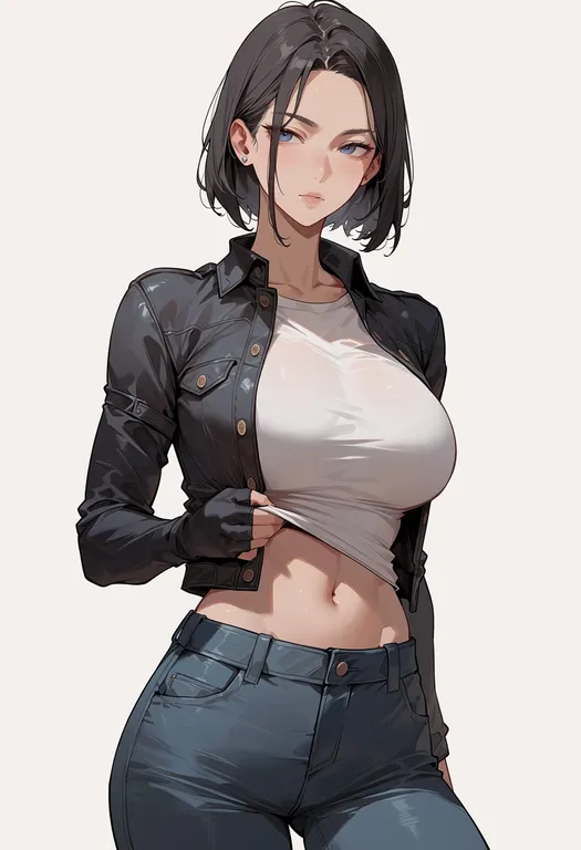masterpiece, best quality, score_7, safe, chat log, 1girl, solo, simple background — by k3scat, made with ComfyUI