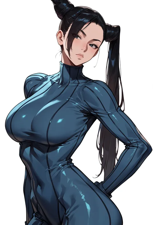 masterpiece, best quality, score_7, safe, virtua fighter, solo, simple background — by k3scat, made with ComfyUI