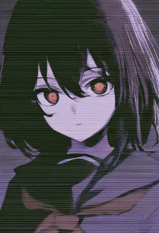 masterpiece, best quality, general, scanlines, 1girl, solo — by k3scat, made with ComfyUI