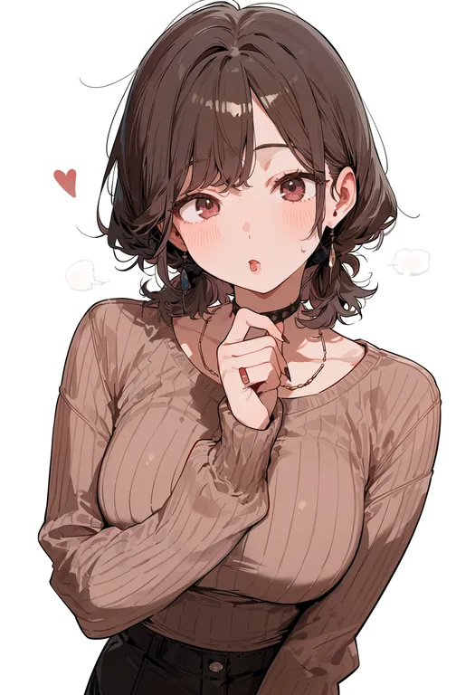 masterpiece, best quality, score_7, safe, food as clothes, 1girl, solo, upper body, simple background — by k3scat, made with ComfyUI