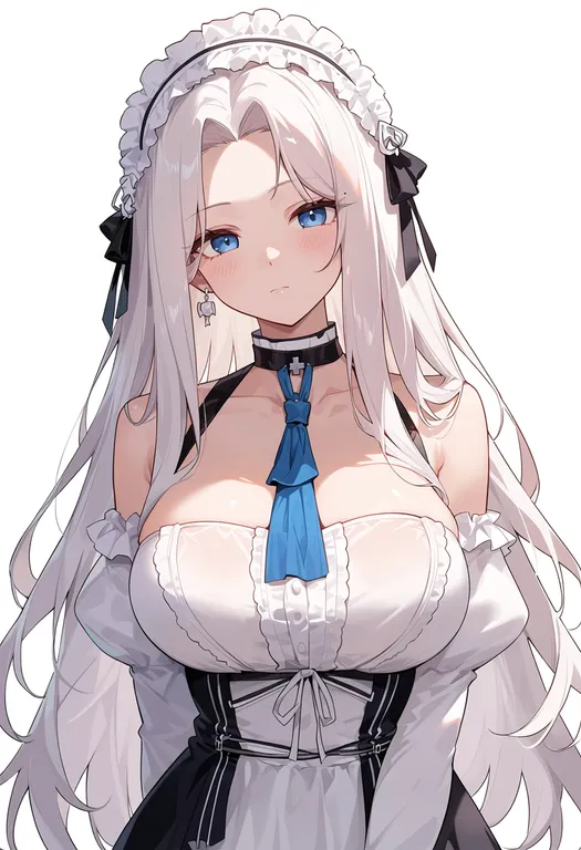 masterpiece, best quality, score_7, safe, yorktown (azur lane), azur lane, solo, upper body, simple background — by k3scat, made with ComfyUI
