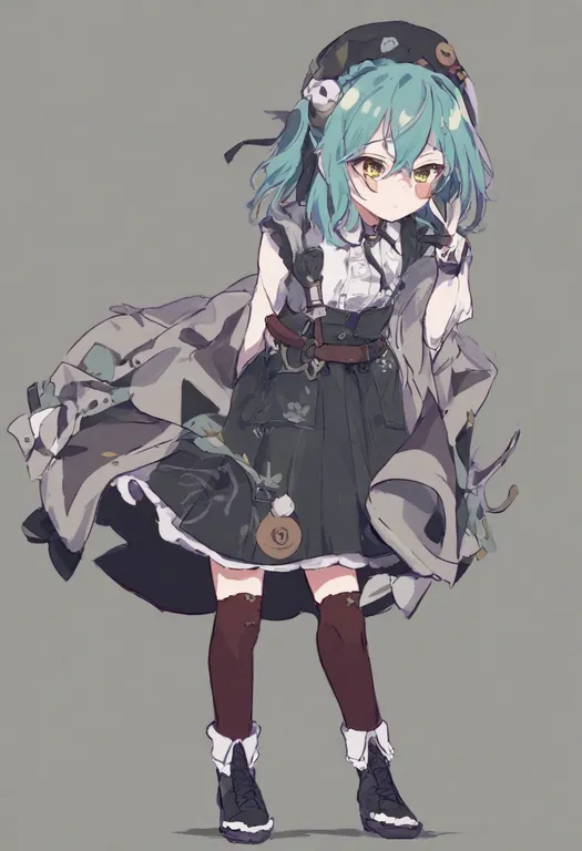 masterpiece, best quality, general, clothes, 1girl, solo, simple background — by k3scat, made with ComfyUI
