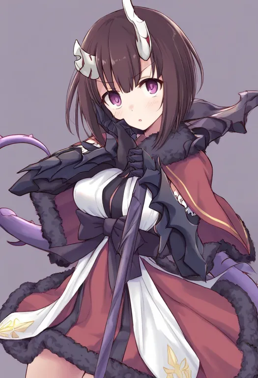 masterpiece, best quality, general, eriko (princess connect!), princess connect!, solo, upper body, simple background — by k3scat, made with ComfyUI