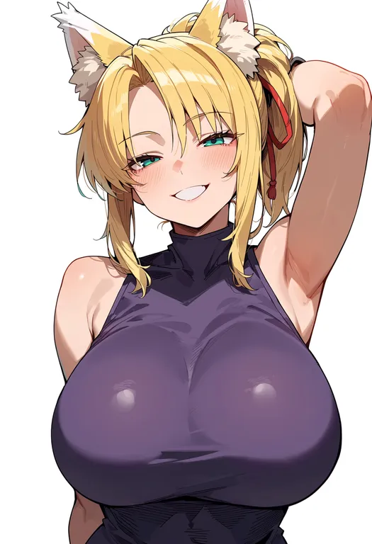 masterpiece, best quality, score_7, safe, yukikaze panettone, solo, upper body, simple background — by k3scat, made with ComfyUI