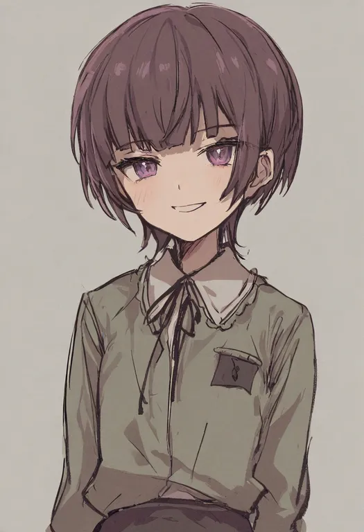 masterpiece, best quality, general, kamisaki hikaru, solo, upper body, simple background — by k3scat, made with ComfyUI