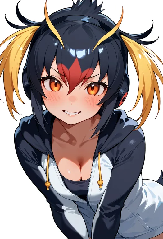 masterpiece, best quality, score_7, safe, southern rockhopper penguin (kemono friends), kemono friends, solo… — by k3scat, made with ComfyUI