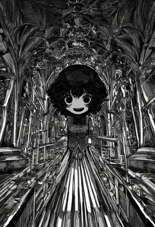 masterpiece, best quality, general, monochrome background, 1girl, solo — by k3scat, made with ComfyUI