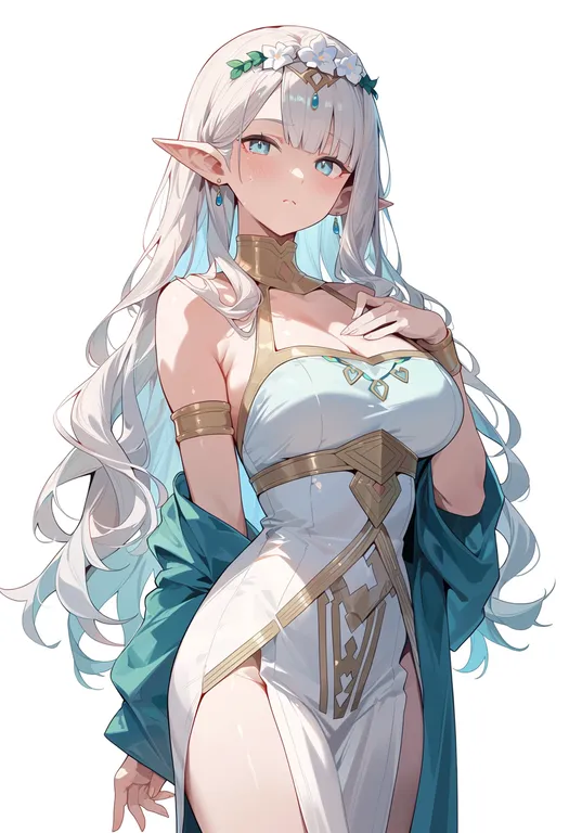 masterpiece, best quality, score_7, safe, fire emblem heroes, solo, simple background — by k3scat, made with ComfyUI