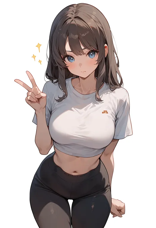 masterpiece, best quality, score_7, safe, seishun buta yarou, solo, simple background — by k3scat, made with ComfyUI