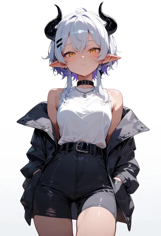 masterpiece, best quality, score_7, safe, tsugu (vtuber), solo, simple background — by k3scat, made with ComfyUI