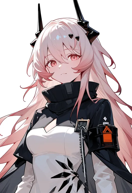 masterpiece, best quality, score_7, safe, theresa (arknights), arknights, solo, upper body, simple background — by k3scat, made with ComfyUI