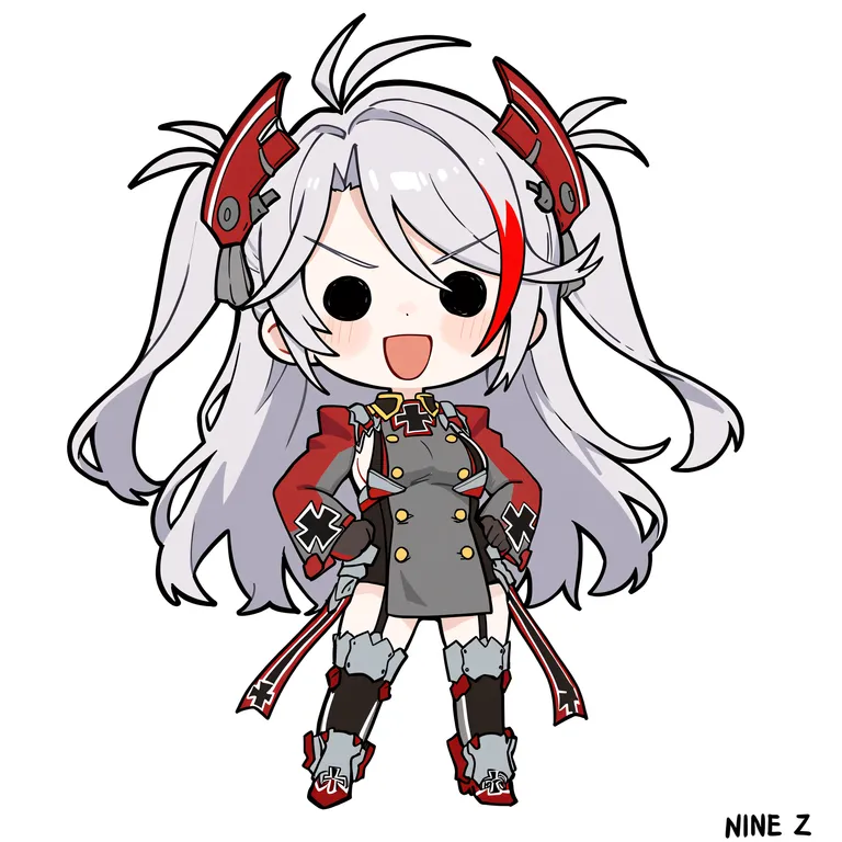 masterpiece, best quality, newest, highres, year 2025, <lora:sanye_v1:1> 1girl, :d, chibi, chibi only… — by 💤💤💤, made with ComfyUI