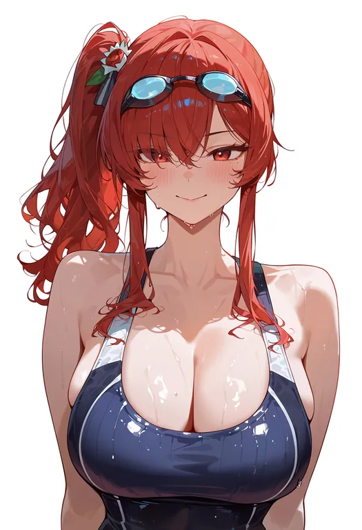 masterpiece, best quality, score_7, safe, zara (poolside coincidence) (azur lane), azur lane, solo, upper body… — by k3scat, made with ComfyUI