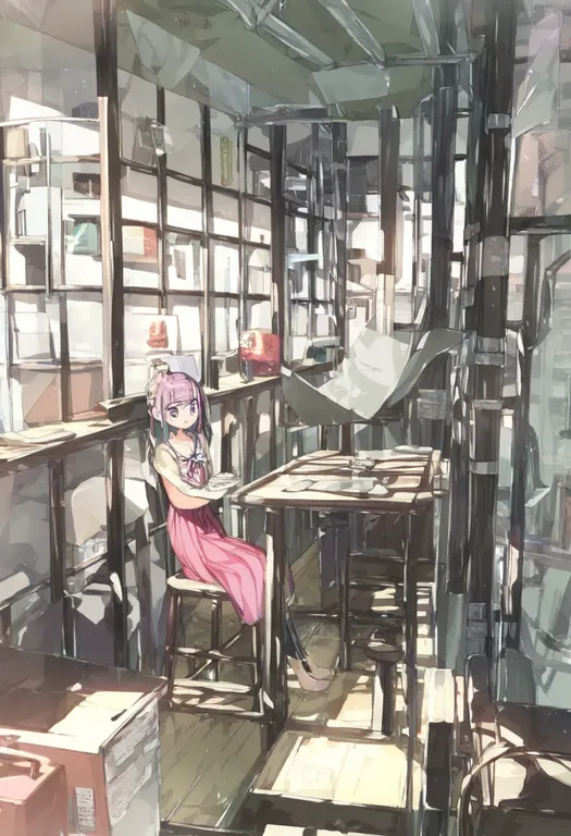 masterpiece, best quality, general, kantoku, 1girl, solo — by k3scat, made with ComfyUI