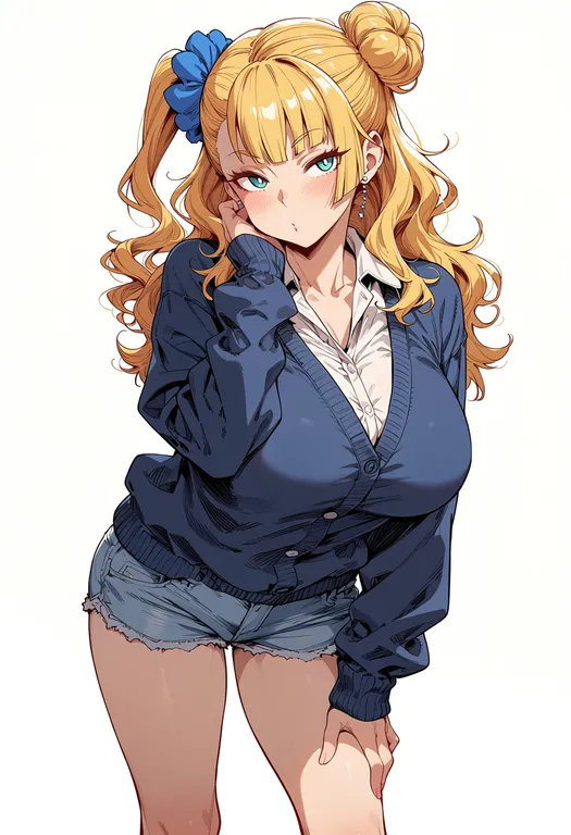 masterpiece, best quality, score_7, safe, oshiete! galko-chan, solo, simple background — by k3scat, made with ComfyUI